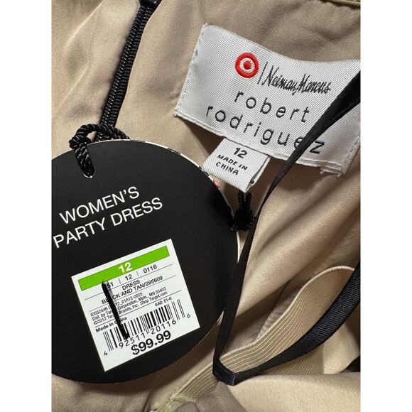 Target + Neiman Marcus Robert Rodriguez Black Lace Party Dress 12 - Picture 2 of 7